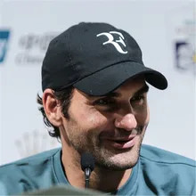 Roger Federer теннисная Кепка для мужчин и женщин Регулируемая Спортивная Повседневная Бейсболка Bone Trucker хлопковая вышивка Высококачественная Кепка