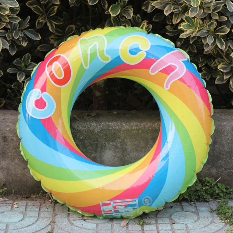 

Thicken Swimming Rings Kids Summer Windmill Fruit Fun Pool Toys Swim Ring Safety Inflatable Swim Float Water Sport Random Color