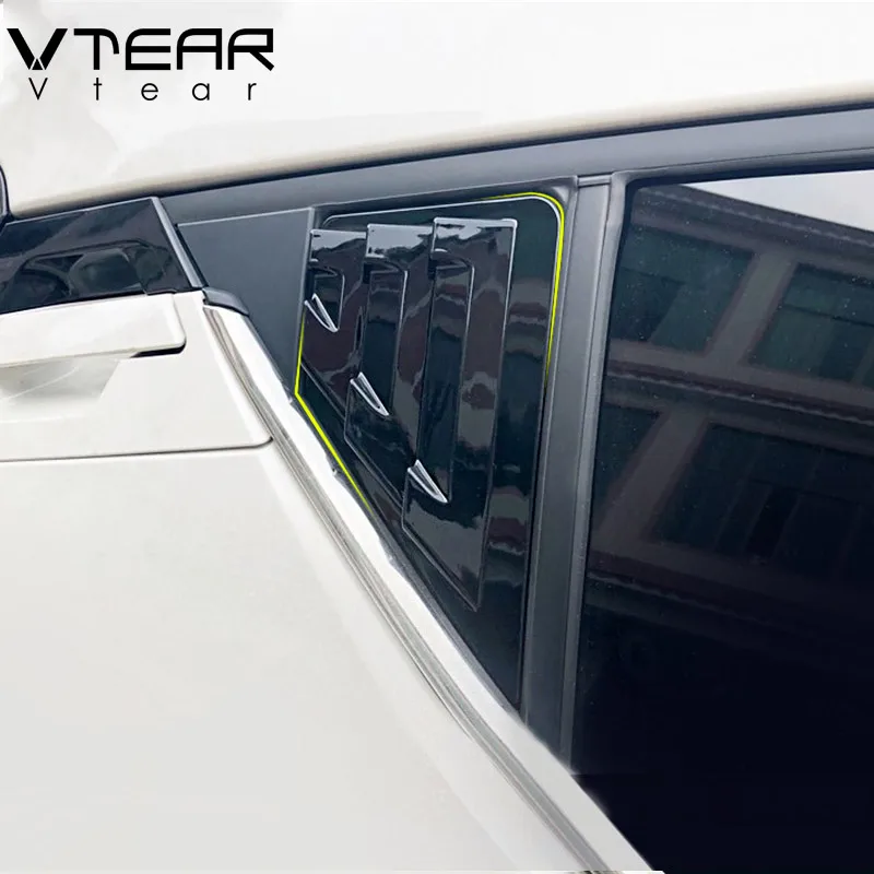 Vtear 2 шт. для Toyota C HR CHR ABS задние боковые подъемные оконные жалюзи накладка отделка