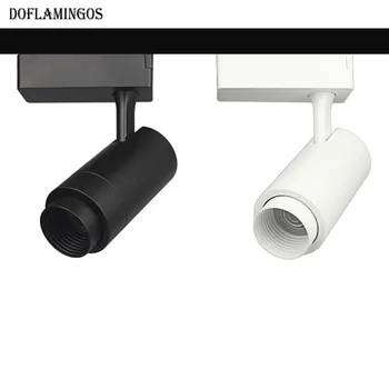 

Focusing CREE COB track spotlight clothing store museum gallery photography exhibition hall bar adjustable focus track light