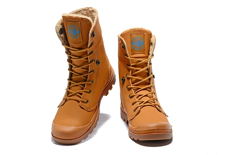Ejército Superior Botas Mujeres Becerro Militar Con Alta Tácticas Paladio Pampa Cuero Interior De Felpa Invierno Cálido nzxIYPd