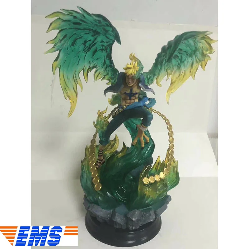 

39 CM Anime Marco Statue ONE PIECE Whitebeard Pirates Bust Full-Length Portrait PVC Action Figure Collectible Model Toy Q783
