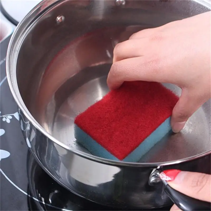 

10Pcs Candy-colored Decontamination Powerful Colorful Nano-Cleaning Magic Sponge Multipurpose Goods Random Color