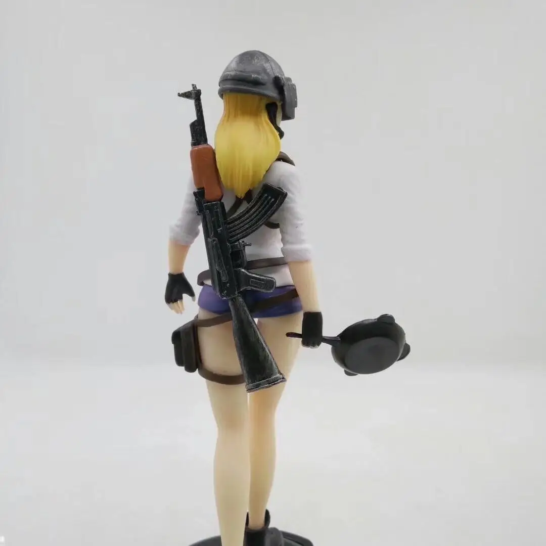 Playerunknown de batalla hombres/mujeres juego/BATTLE ROYALE PVC figura de juguete modelo coleccionable 17,5-18 cm Playerunknown de batalla hombres/mujeres juego/BATTLE ROYALE PVC figura de juguete modelo coleccionable 17,5-18 cm