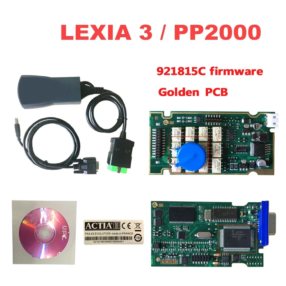 

Professional PCB Lexia 3 V48 Diagbox Auto Diagnostic Scanner Tool Lexia3 PP2000 FW 921581C Chip For C-itroen For P-eugeot