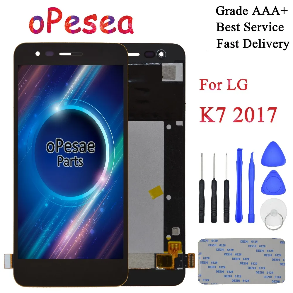 OPesea 5 0 ''для LG K7 2017 X230 X230DSF ЖК-дисплей панель сенсорный экран дигитайзер стекло