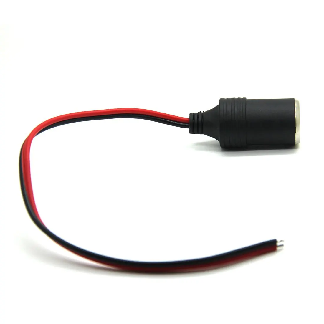 Высокое качество 12 В/24 В черный автомобильный прикуриватель розетка зарядное устройство кабель разъем кабель гнездо адаптер Горячая