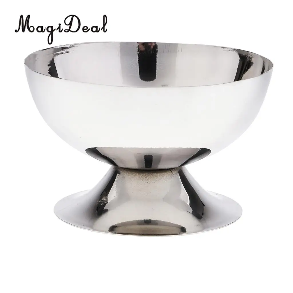 Stainless Steel Ice Cream Cup Dessert Sorbet Bowl for Home Bars Low Cup