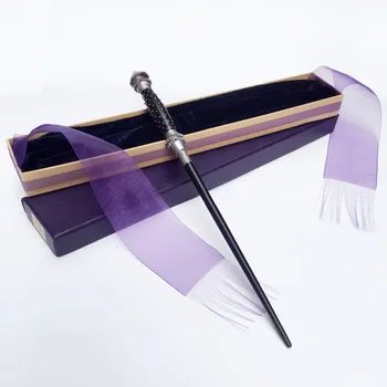 

2017 Metal/Iron Core Narcissa Malfoy Magic Wand/ Harry Moive Magical Wand/ Elegant Ribbon Gift Box Packing