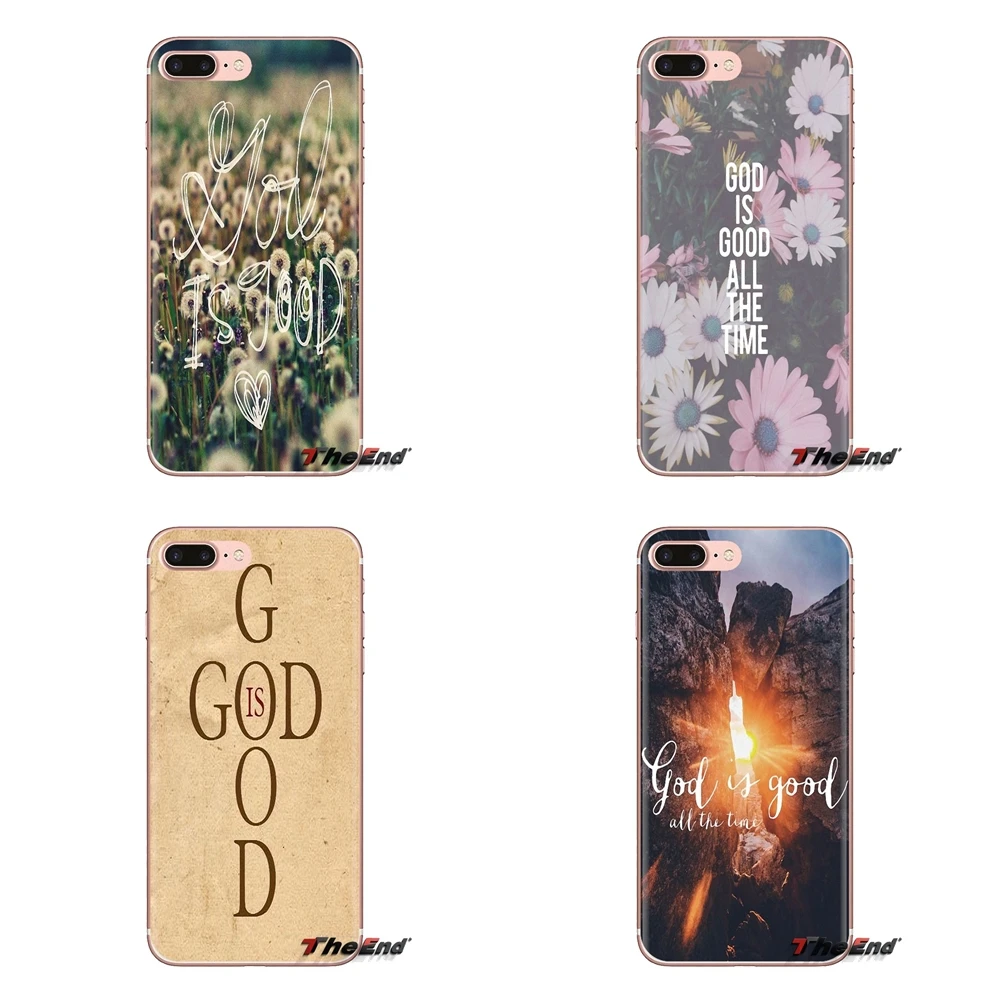 Прозрачные мягкие чехлы для Huawei Mate Honor 4C 5C 5X 6X 7 7A 7C 8 9 10 8C 8X 20 Lite Pro God Is Good все время