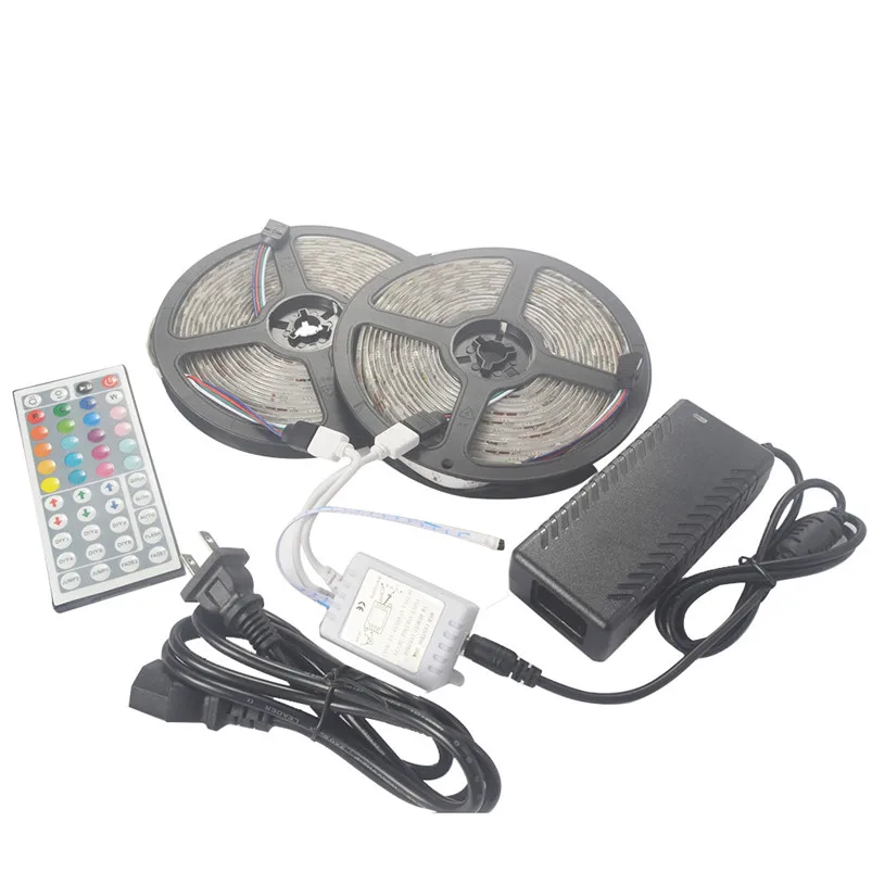 10M Led Strip 12V 5050 RGB LED Strip Lights Colour Changing Tape Led Strip Light Waterproof Home Lighing Striscia 40JUN192