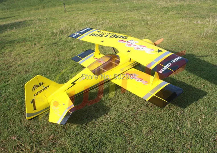 GW PITTS 30CC V2 balsa 3D KIT Gas Engine Model-in RC