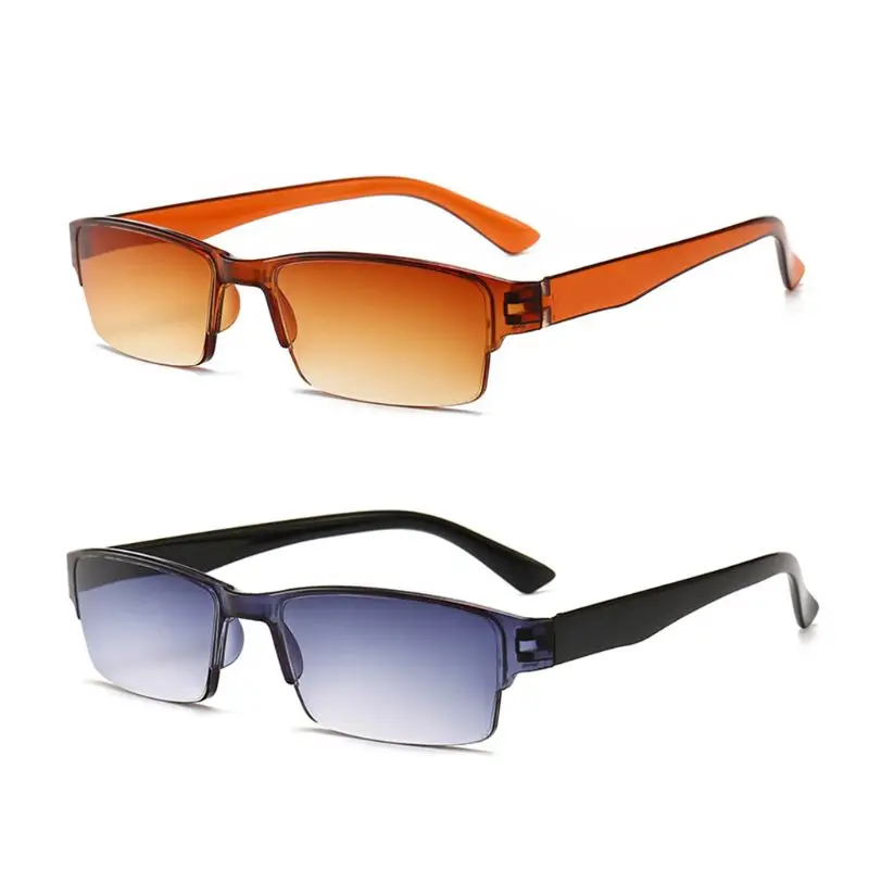 

2019 New Simple Fashion Semi-rimless Reading Glasses Diopter +1.0 +1.5 +2.0 +2.5 +3.0 +3.5 +4.0 for Men Women Unisex