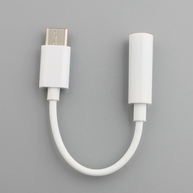 Thbelieve USB-C To 3.5MM Headphone Adapters USBC To 3.5 Jack Audio Adaptadors For Xiaomi For Macbook Type C To 3.5MM Audio AUX