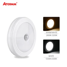 Светодио дный под шкаф свет с движения PIR Сенсор AAA Батарея питанием аккумуляторные ночника Smart Auto бра с магнитной