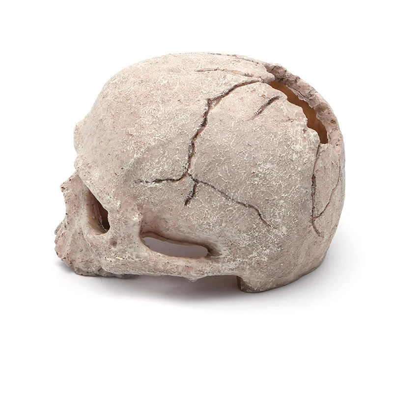 1 аппликации жуткий череп украшение аквариума Isla De Pascua Akvaryum Dekor аквариумный камень Is Land