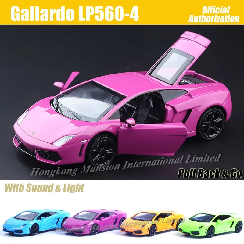 1:32 Scale Luxury Diecast Alloy Metal Super Sports Car Model For Gallardo LP560 4 Collection