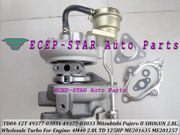 TF035 TD04-12T 49377-03031 49377-03033 ME201635 ME201257 Turbo Turbocharger For Mitsubishi Pajero II SHOGUN 2.8L TD 4M40 125HP (6)