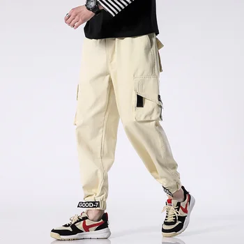 

M-4XL 5XL 2019 Spring Track Pants Men Sweatpants Mens Joggers Pants Cargo Camo Tactical Harem Harem Trousers Men Military