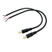 Cheap High quality 18AWG 5PCS DC Jack 5.5x2.1mm plug power supply cord male Extension Cable /DC male for led strip or cctv camera Cheap High quality 18AWG 5PCS DC Jack 5.5x2.1mm plug power supply cord male Extension Cable /DC male for led strip or cctv camera