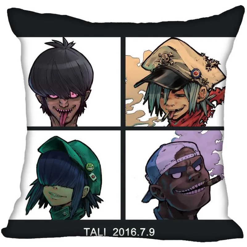 Gorillaz чехол для подушки дома декоративный на Невидимый молнии s 40X40 45X45cm|Наволочка|