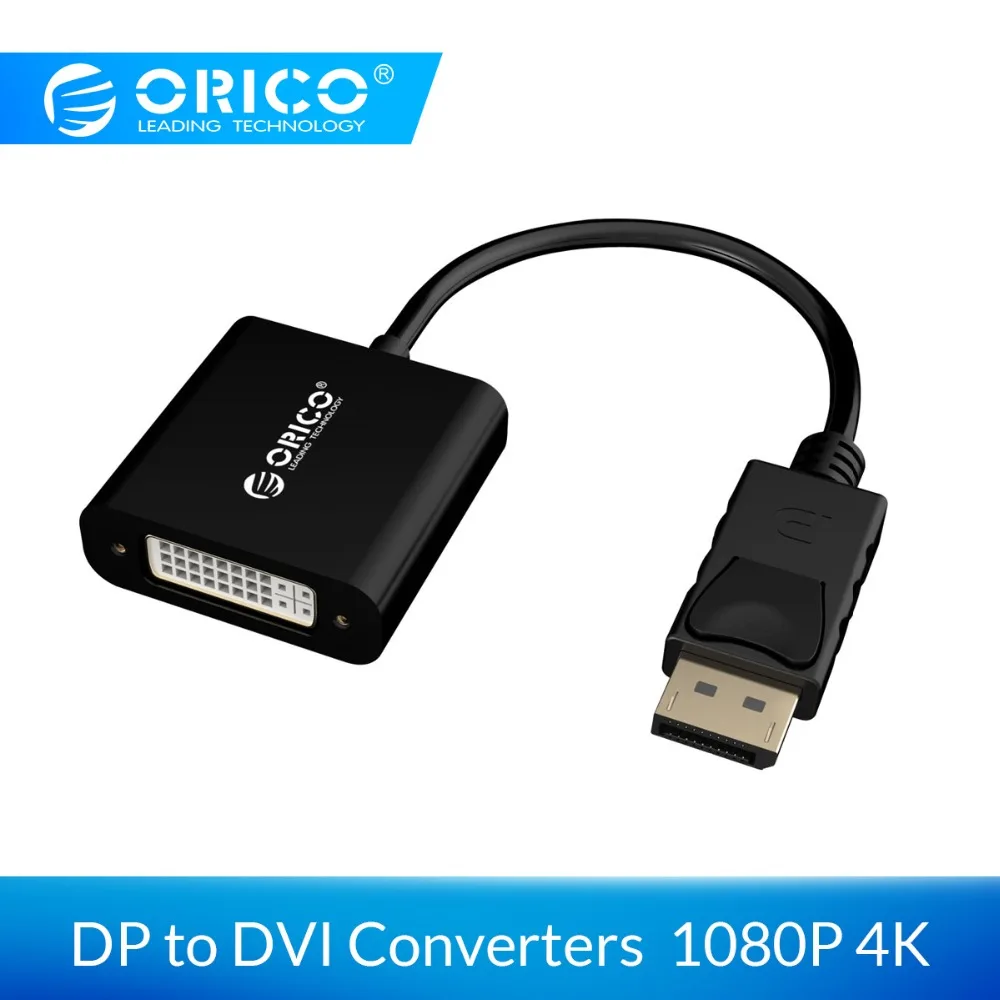 ORICO дисплейный порт к DVI преобразователь HDMI адаптер 1080 P 4 к DP мужчин и HDMI DVI Женский Для Macbook Pro Air ТВ PC проектор