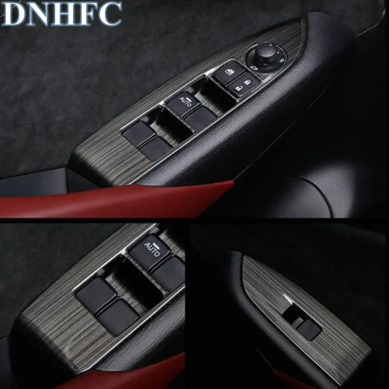 DNHFC car-styling Glass switch decoration panel For Mazda CX-3 CX3 Car Accessories 2016 2017 2018 | Автомобили и мотоциклы