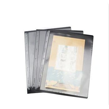 

10PCS/4PCS Postage Stamp Album Sheets Professional PCCB 1 Rowall Pocket Post Stamps Album Pages Loose Leaf Collecting Book