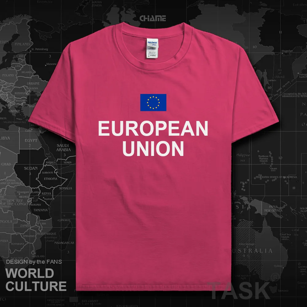 European Union EU mens t shirts 2018 jersey hip hop nation cotton t