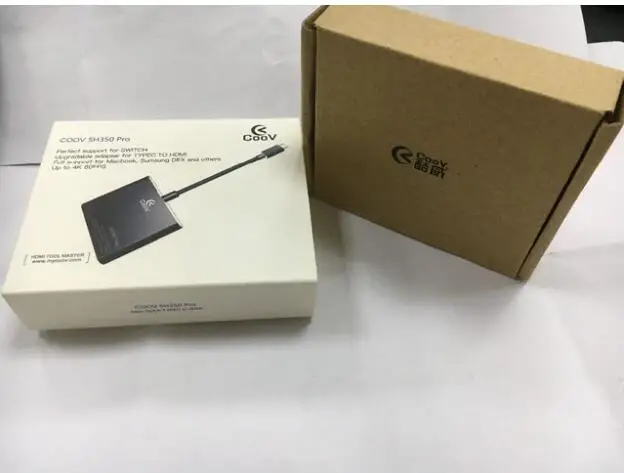 Для портативной док станции Coov SH350 pro адаптер типа C HDMI конвертер концентратора 4K HD