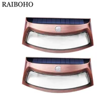 Солнечные ступеньки огни Открытый 8 светодиодное напольное освещение с движения PIR Сенсор Водонепроницаемый безопасности лампы для дорожек для сада лестничные дорожки