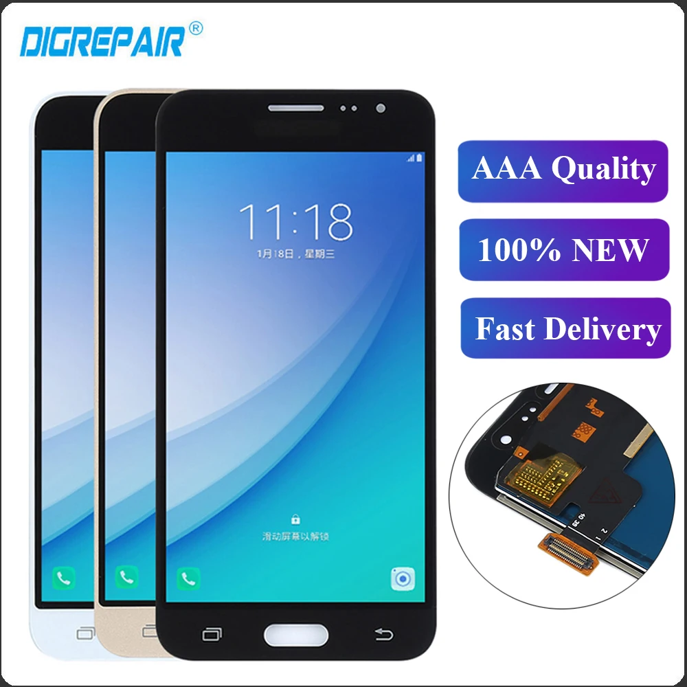 

J320F LCD For Samsung Galaxy J3 2016 Display J320FN J320M J320H J320F LCD Touch Screen Digitizer Replacement Display j3 2016 LCD