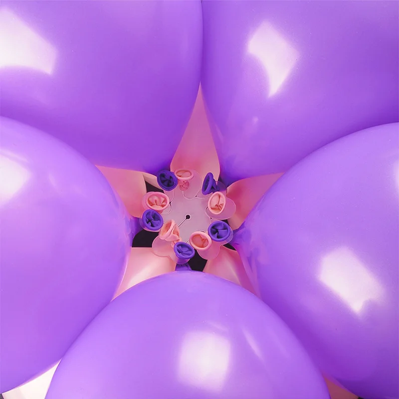 Цветки из шаров украшения дома аксессуары сливы клип практичный День рождения Свадьба Вечеринка пластиковый надувной шар клип дети Globos