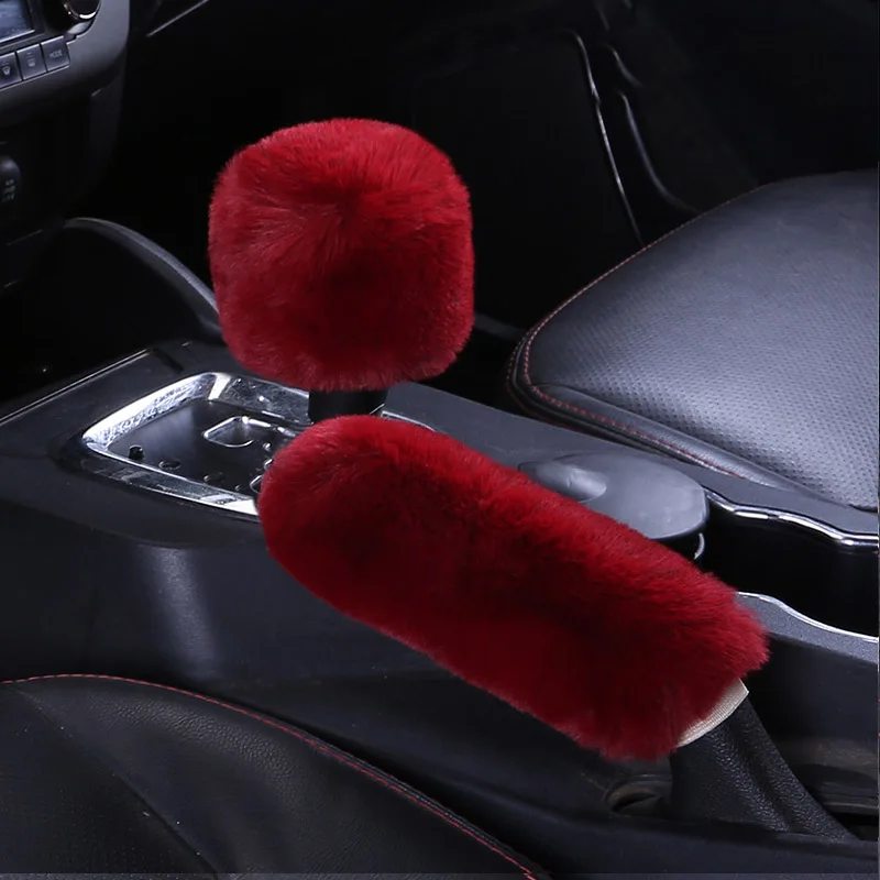 

Car Anti-slip Parking Handbrake Sleeve Gear Shift Cover For Toyota Corolla Avensis Rav4 Volkswagen VW Passat B6 B5 Polo Jetta