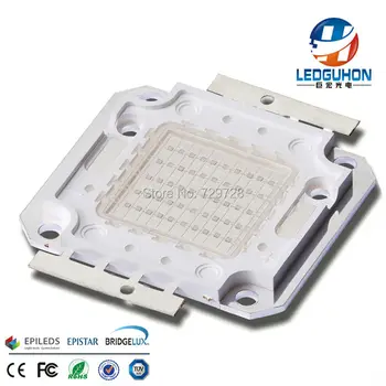 

factory epileds 40mil chip 50w integrated green light led(Z3C type square shape)