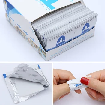 

10Pcs UV Gel Polish Remover Pads Easy Handle Soak Off Wet Cotton Paper Eco-friendly Nail Art Tools for Gel Varnish Nails