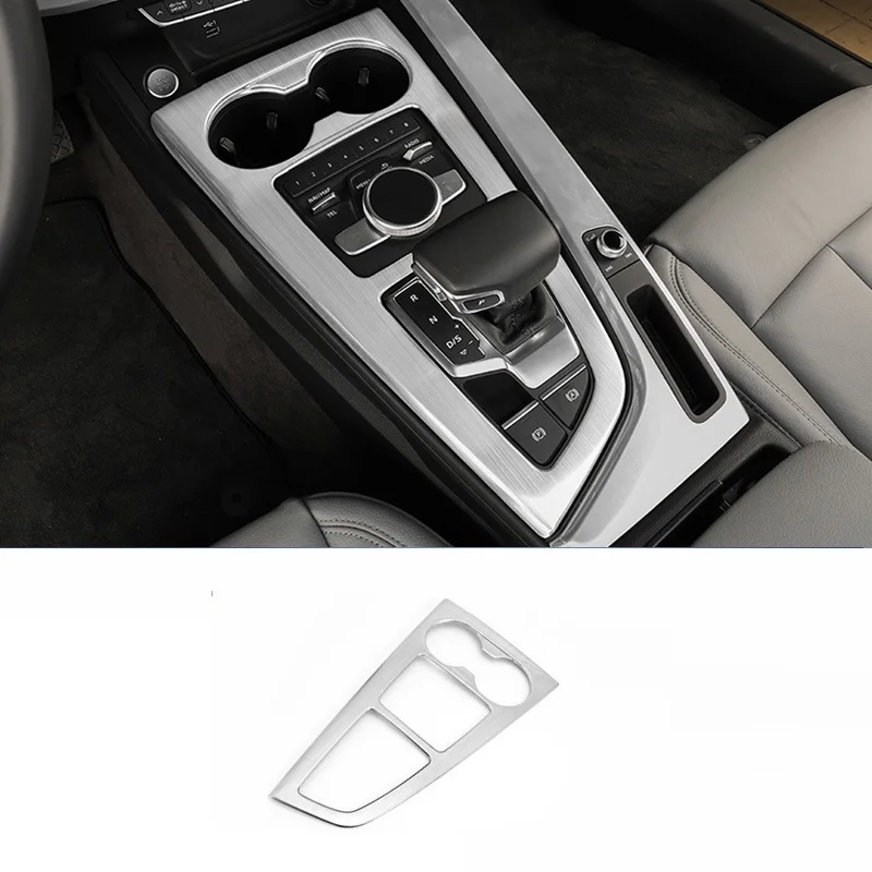 

Car Chromium Decorative Modified Gear Control System Interior High-grade Accessory Parts Modification Trim 17 18 19 FOR Audi RS4