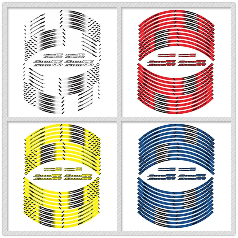 Мотоциклетные наклейки на шины внутренние колеса Полосы Светоотражающие украшение Наклейки подходит для BMW S1000RR стикер