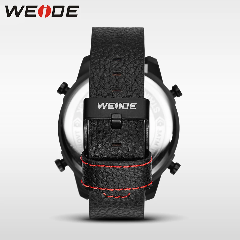 WEIDE подлинные несколько часовых поясов большие кварцевые часы с циферблатом