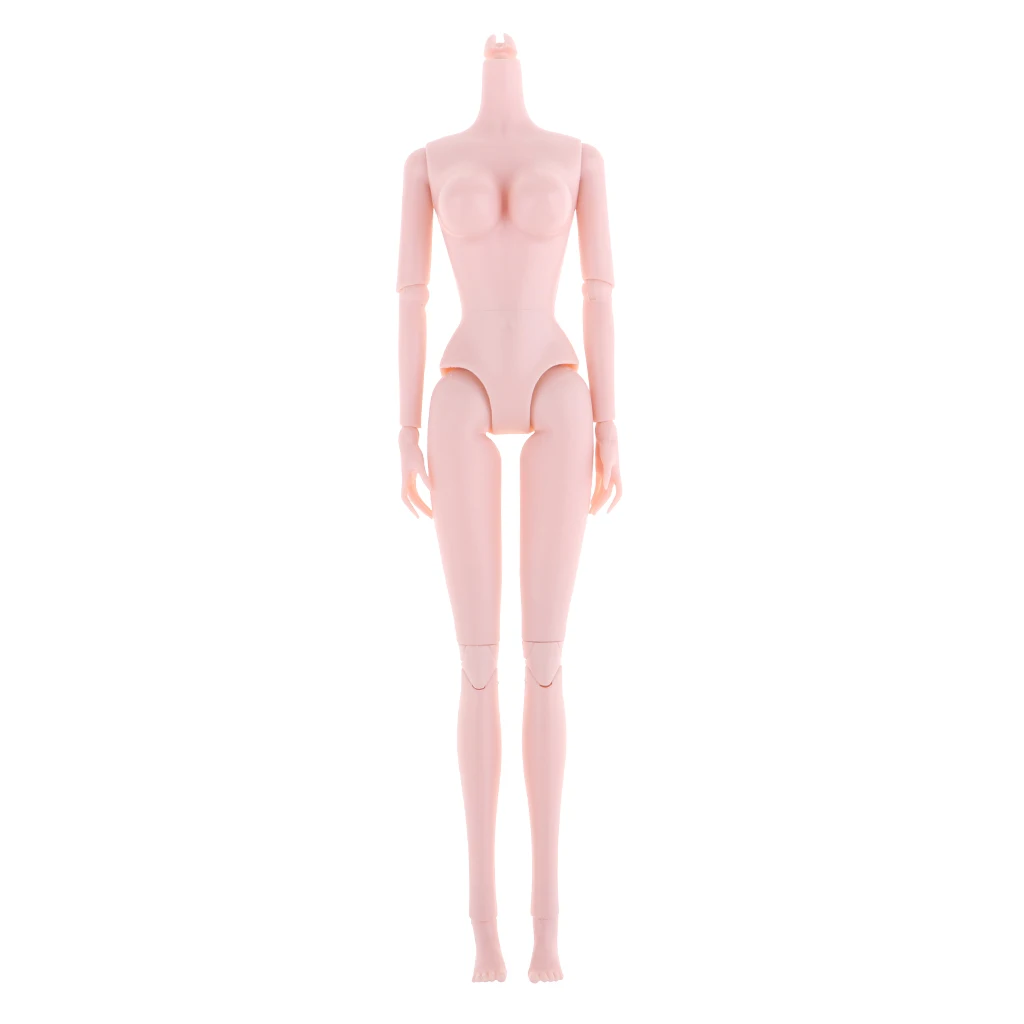 Гибкий подвижный мульти-суставы 1/6 женский голый корпус с большой грудью и серыми глазами голова Лепка для BJD куклы аксессуары