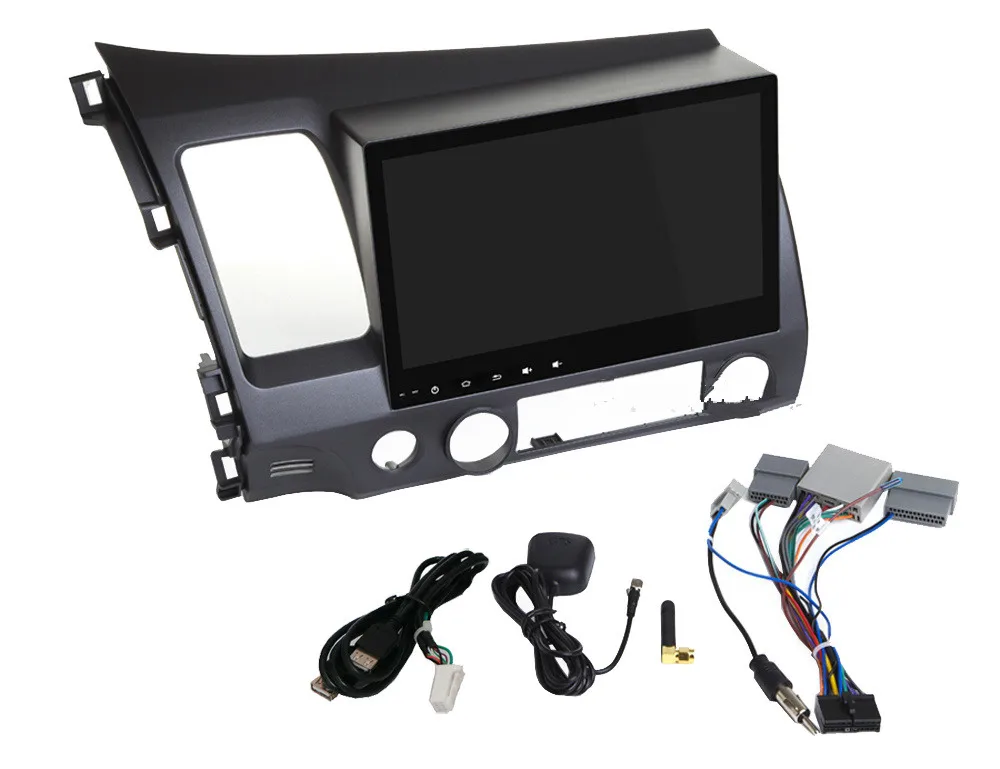 Sale 10.1" Android Autoradio Car Radio Audio Sat Nav Head Unit for Honda Civic Left Right Hand Drive LHD RHD 2007 2008 2009 2010 2011 2