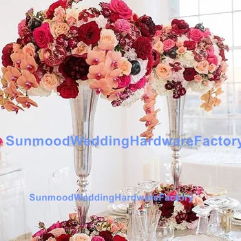 

factory sale silver/gold flower arranging stands for wedding and event