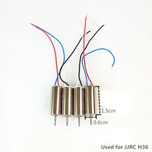 4 шт. двигатели для jjrc H36 мини Drone запасной Запчасти 2 шт. CW 2 предмета CCW мотор лезвие inductrix Квадрокоптер drons двигателей наборы
