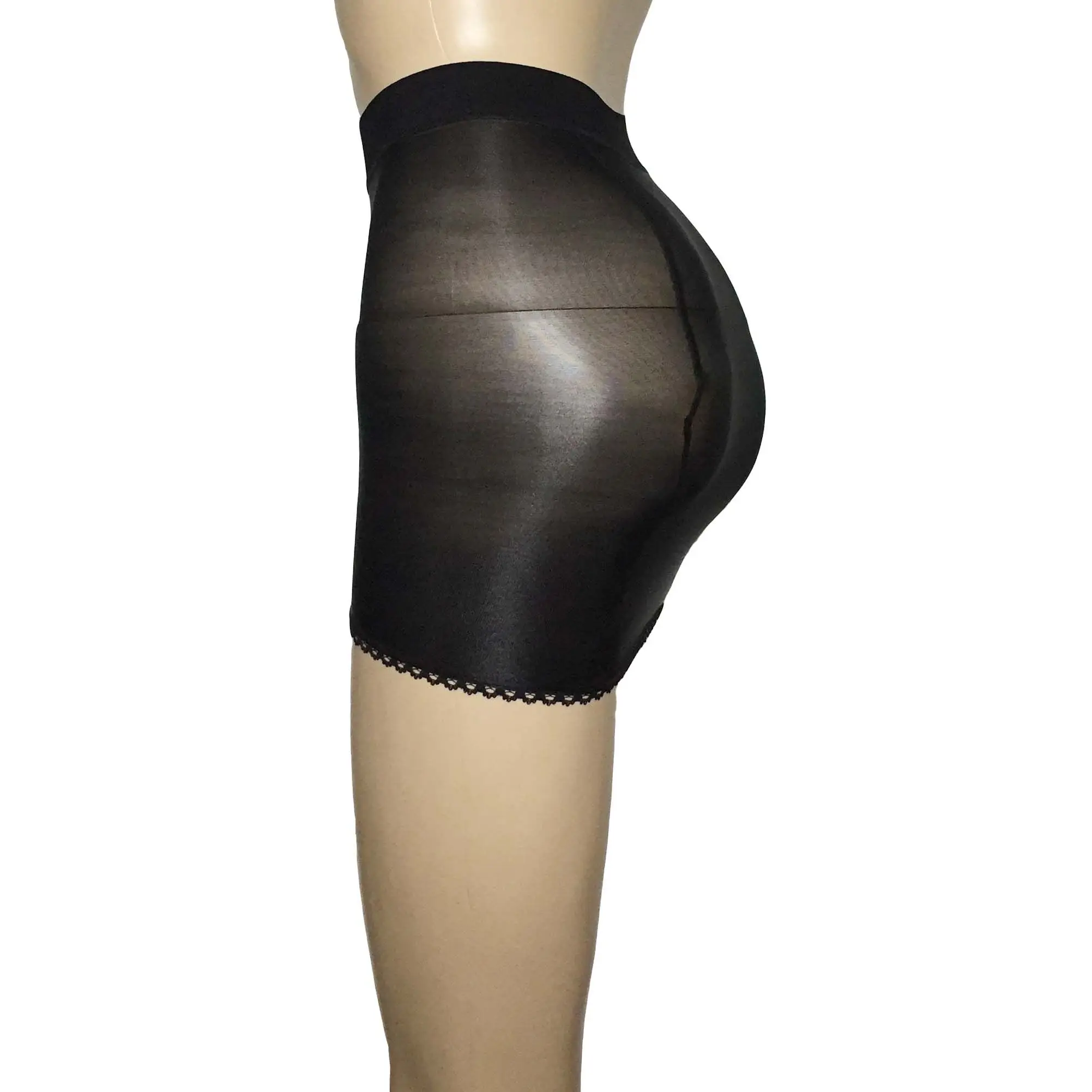 Сексуальная Женская тощая Глянцевая масляная блестящая прозрачная мини-юбка с низкой талией для похудения Одежда для танцев в ночном клубе