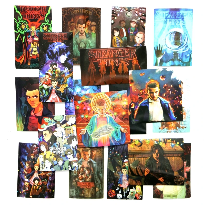 54Pcs Stranger Things 3 Stickers On the Laptop Skateboard Motorcycle Skate Car Anime Stickers Pack For Kids Toys Suitcase Decals