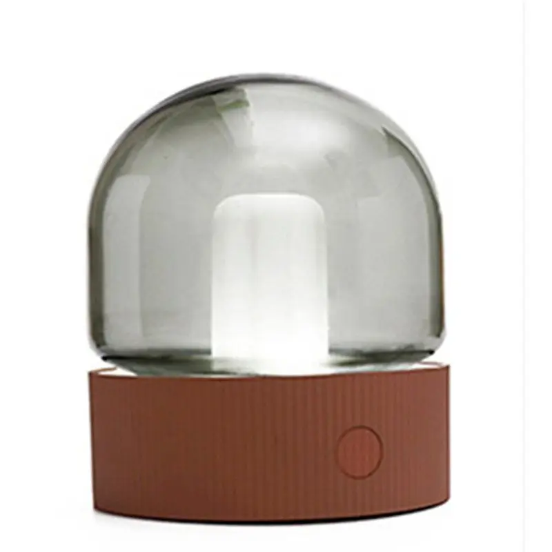 

Portable Creative Nostalgic Glass Night Light Bedroom Bedside Sleeping Living Room Light Cafe Bar USB Charging