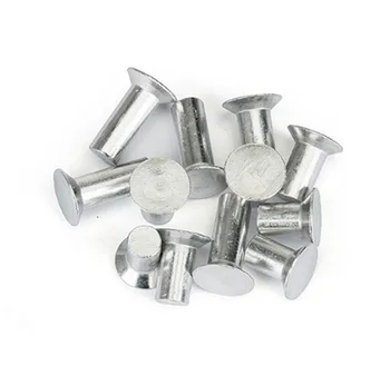 

1000PCS/LOT GB827 M3*5 6 8 10 12 16 20MM Diameter 3MM Aluminum Countersunk Head Solid Rivets