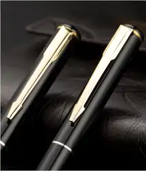 1 шт Высокое качество onisidus ручка металл черный с золотом Клип ролика Шариковая ручка AAAA5880