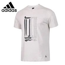 Новое поступление, оригинальные мужские футболки с логотипом Адидас WJ GFX, спортивная одежда с коротким рукавом