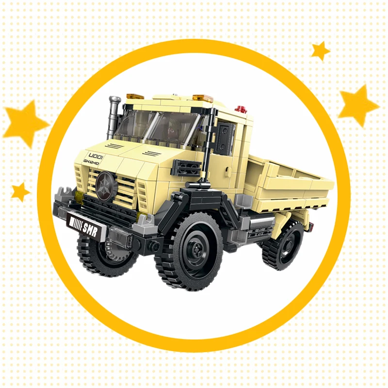 

XINGBAO Technic Car Compatible with Legoing Off Road Super Truck Big Foot All Terrain Vehicle Set Building Blocks Kids Toy